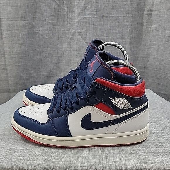 Nike air Jordan Olympic USA mid SE 2020 Red White Blue shoe 852542-104 Men\'s 8 main image 4